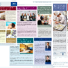 Pages from a marketing communications newsletter written for Dusit International, an upscale Asian hotel franchise